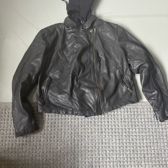 Vintage women motorcycle jacket XL - Picture 2 of 6